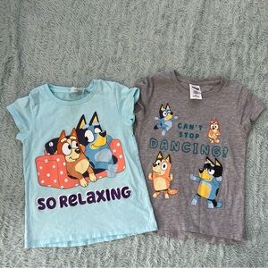 Bluey Bingo Mom Little Girls Graphic T-
Shirt Bundle Size 5/6